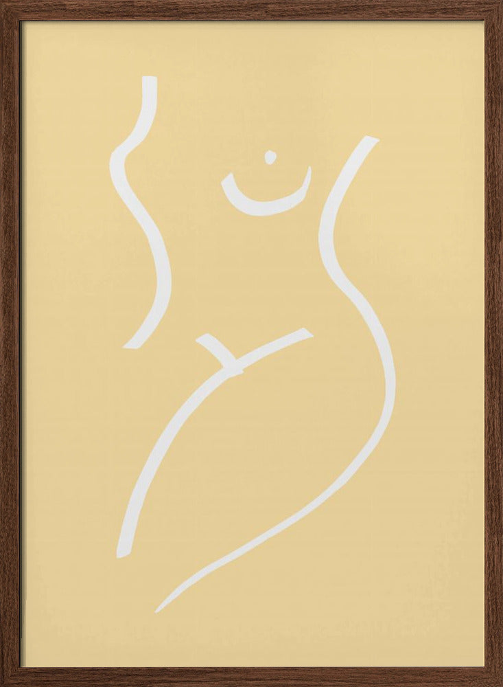 Nude Yellow Poster