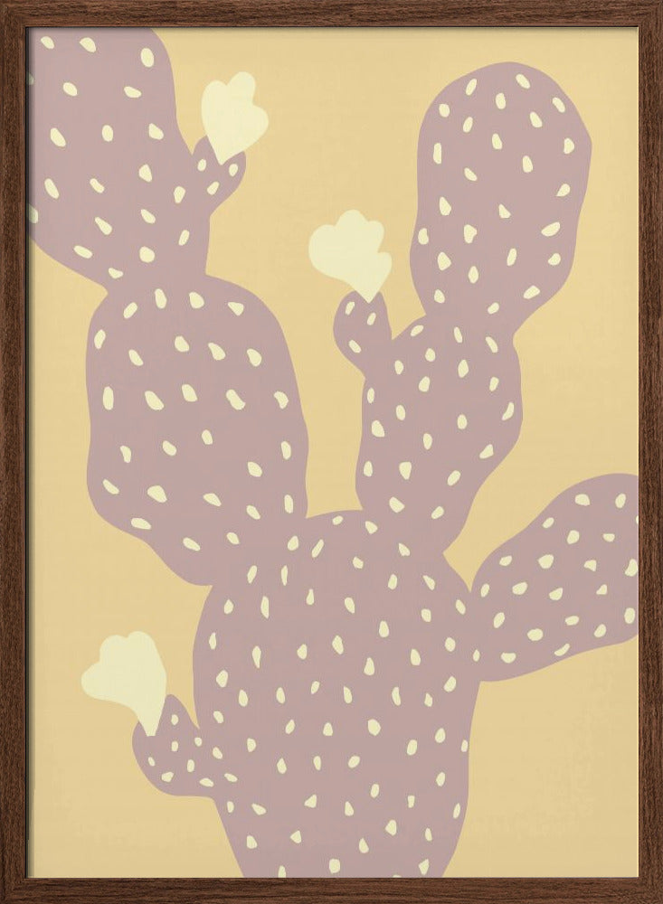 Cactus Yellow Poster