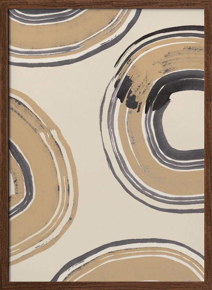 Abstract Circles Poster