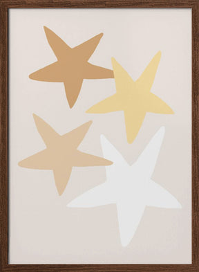 Stars Yellow Poster