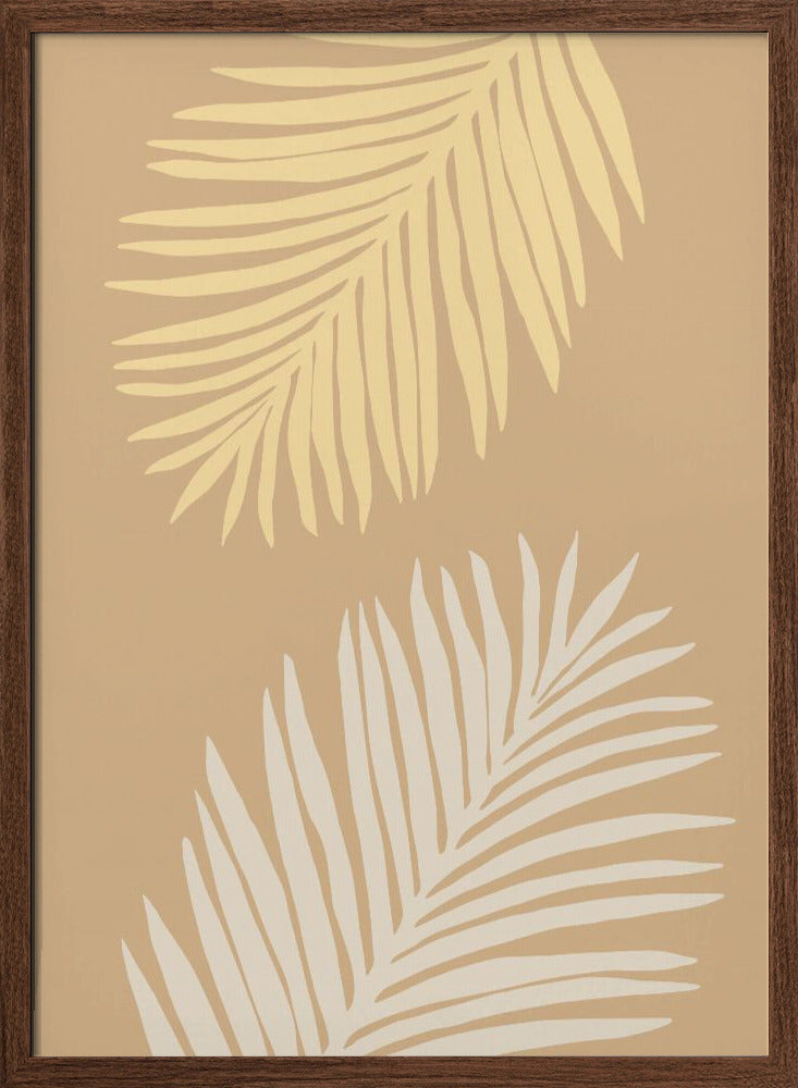 Leaves Yellow Poster