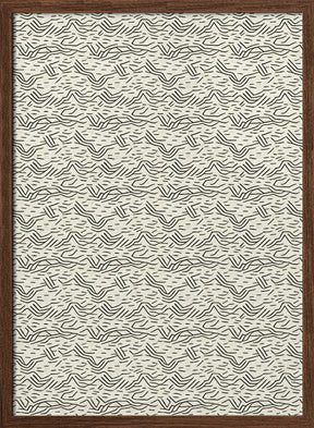 Thin Zig Zag Pattern Poster