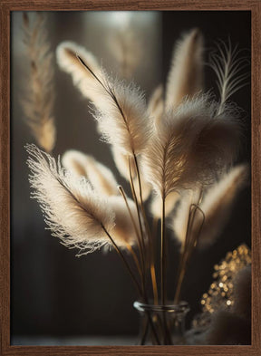 Pampas Grass In Sunlight Poster