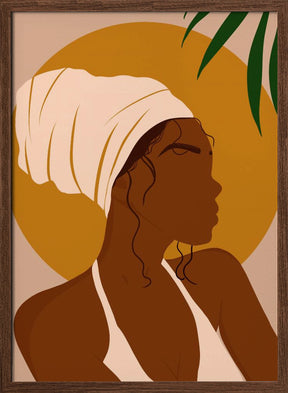 Headwrap Girl Poster