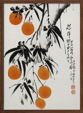 Japanese Oranges Poster