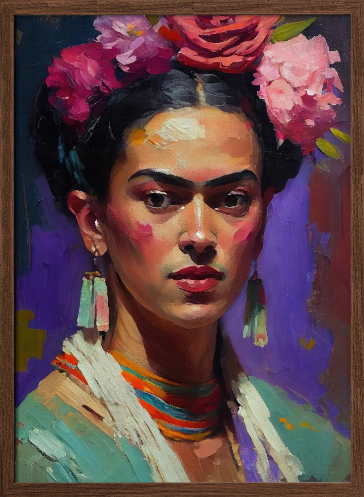 Portrait Of Frida Poster