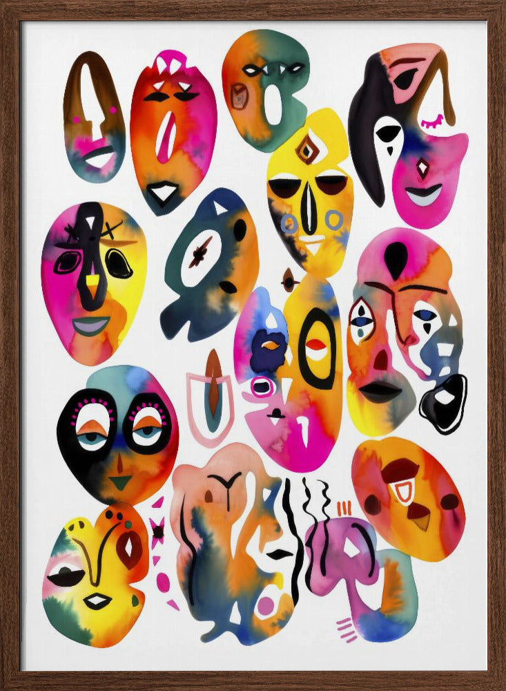 Masks Poster