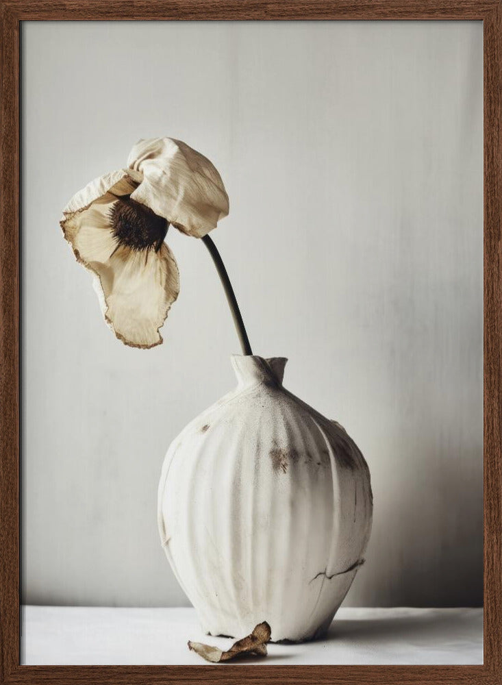 White Ceramic No 4 Poster