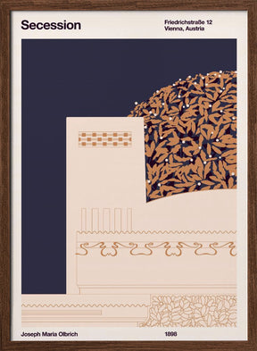 Secession Cream Poster