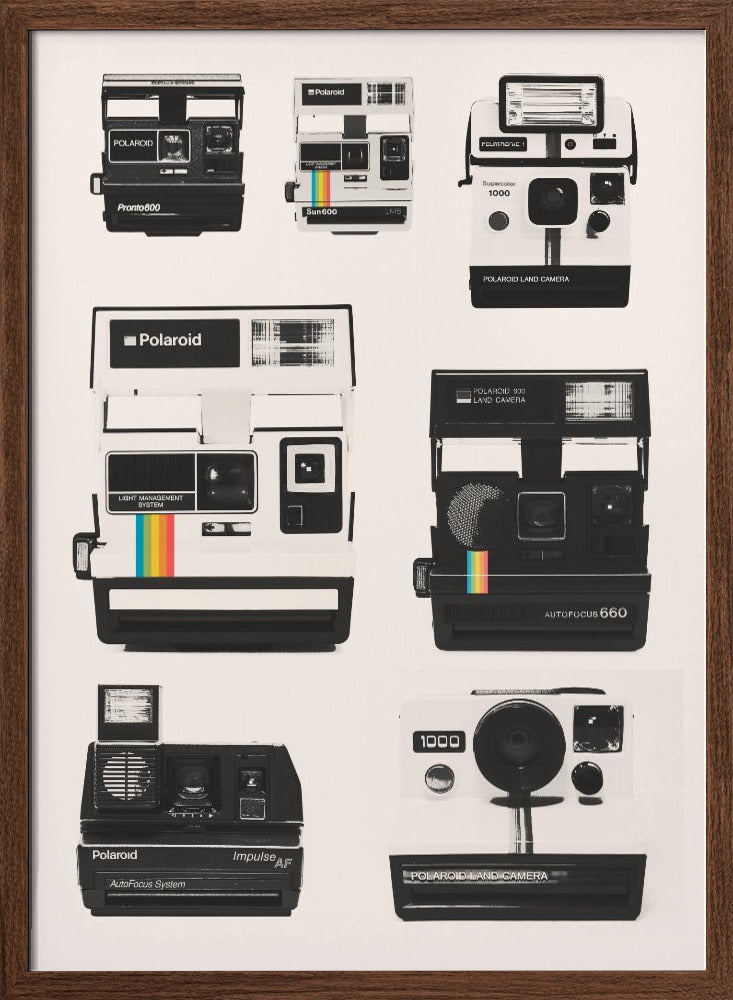 Instant Camera Collection Poster