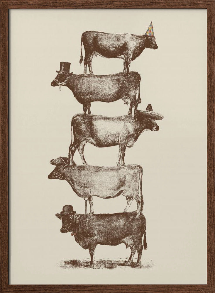 Cow Cow Nuts Poster