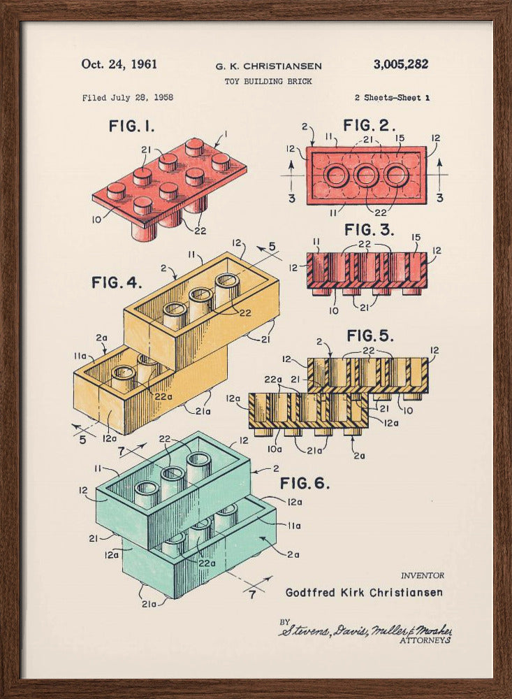 Lego Colors Poster