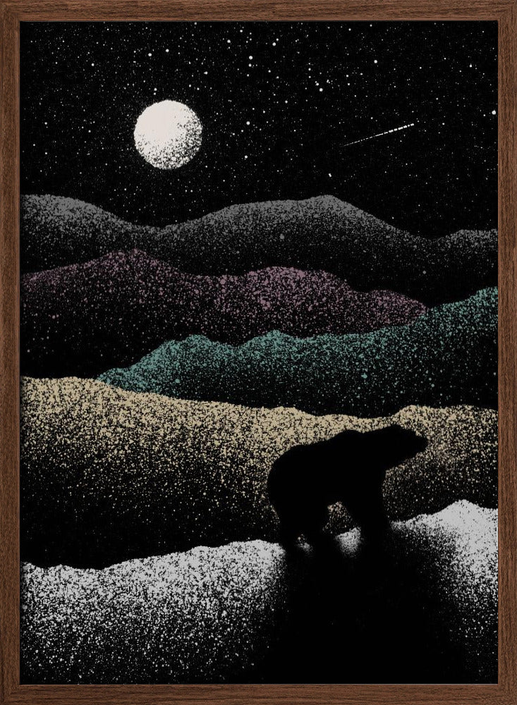 Wandering Bear Poster