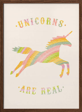 Unicorns Are Real Poster