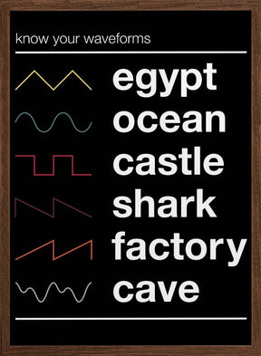 Know Your Waveforms Poster