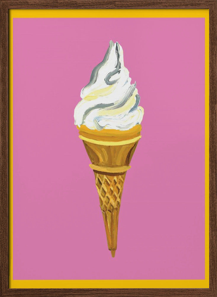 Dream On Raspberry Poster