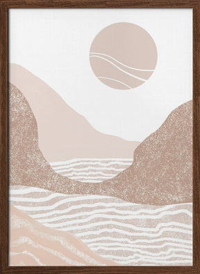 Sunset Seascape Art Poster