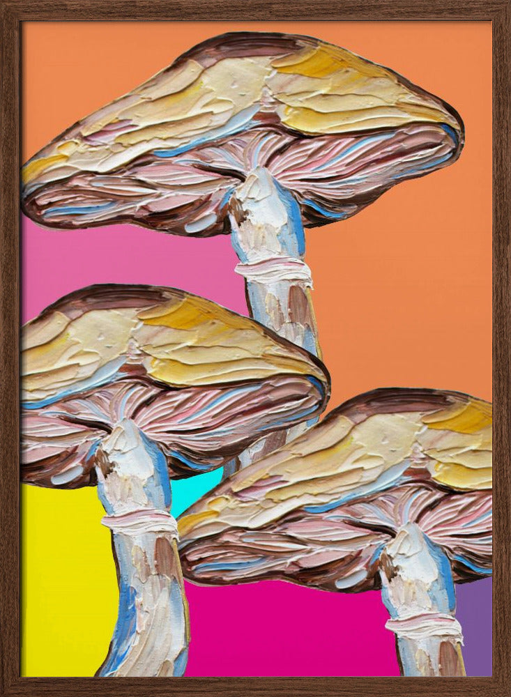 Psychedelic Mushrooms Poster