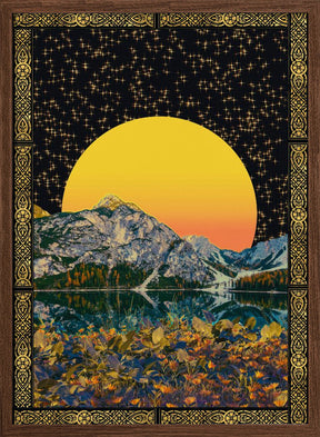 Moon &amp; Stars Poster