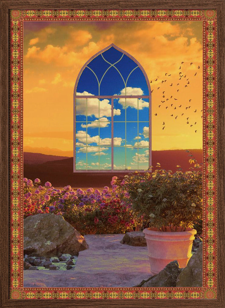 Floating Window Poster