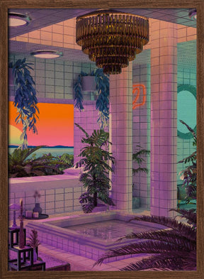 Vaporwave Pool Poster