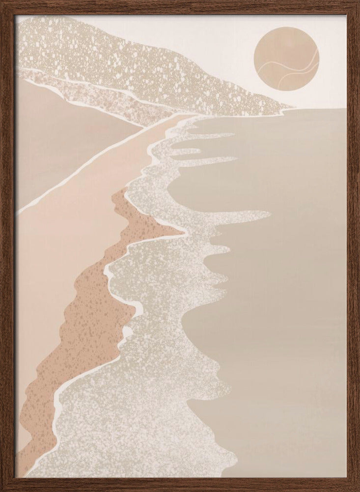 Abstract Seaside Poster