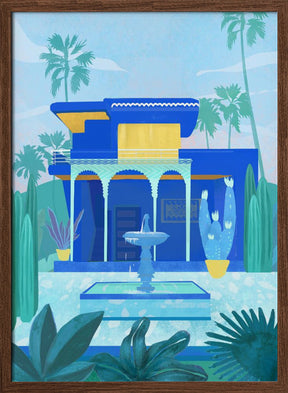 Moroccan Garden Poster