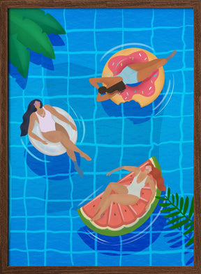 Pool Ladies Poster