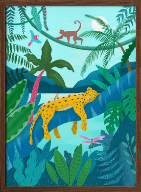 Jungle Leopard Poster