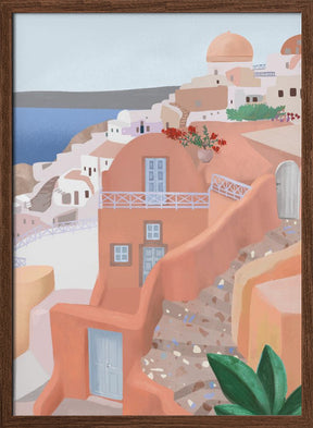 Santorini Poster