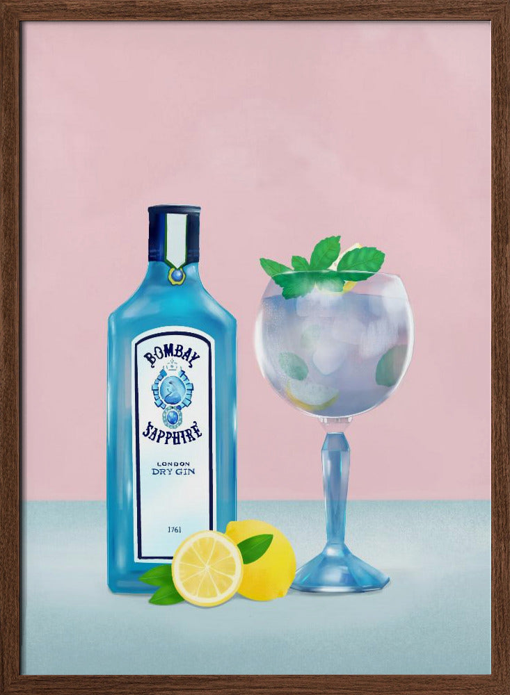 Gin Cocktail Poster