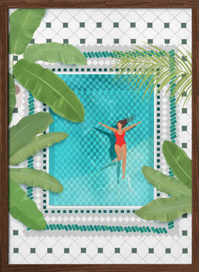 Riad Pool Poster