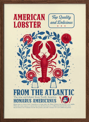 Lobster kitchen print Poster