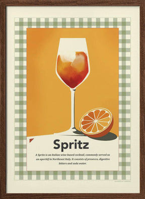 Spritz retro print Poster