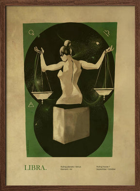 Libra print Poster