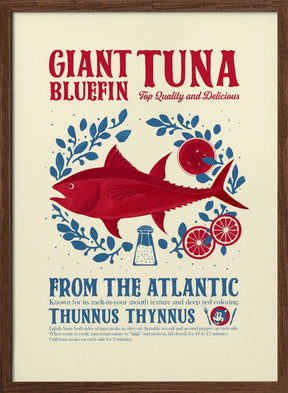 Tuna kitchen print Poster