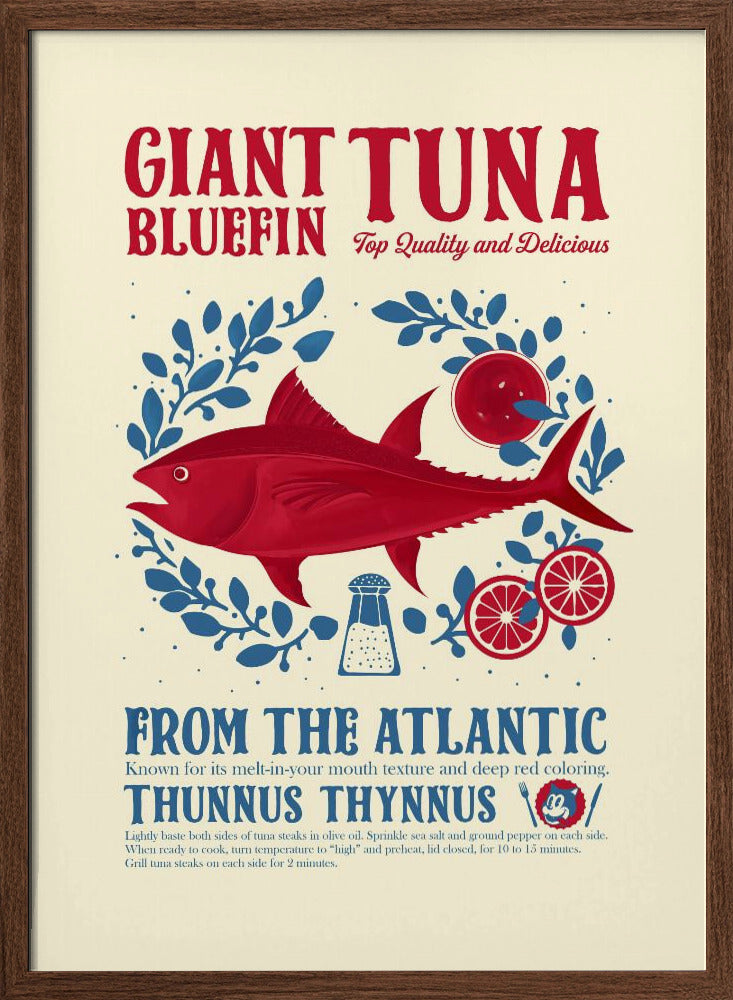 Tuna kitchen print Poster