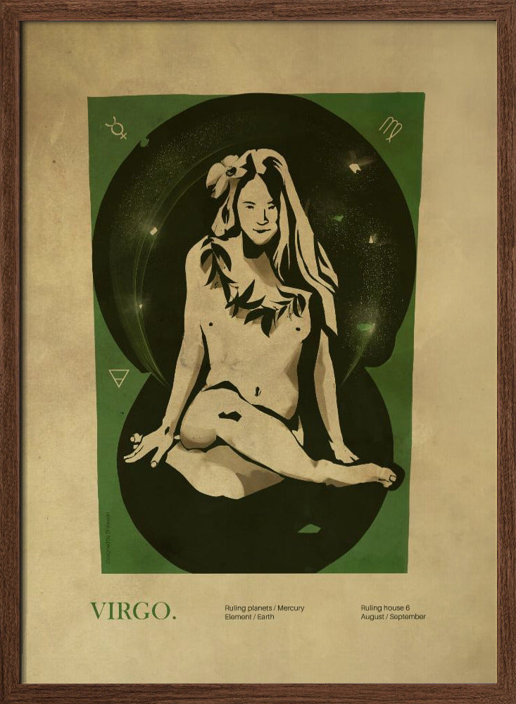 Virgo print Poster