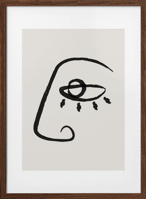 Abstract Face No2 Poster