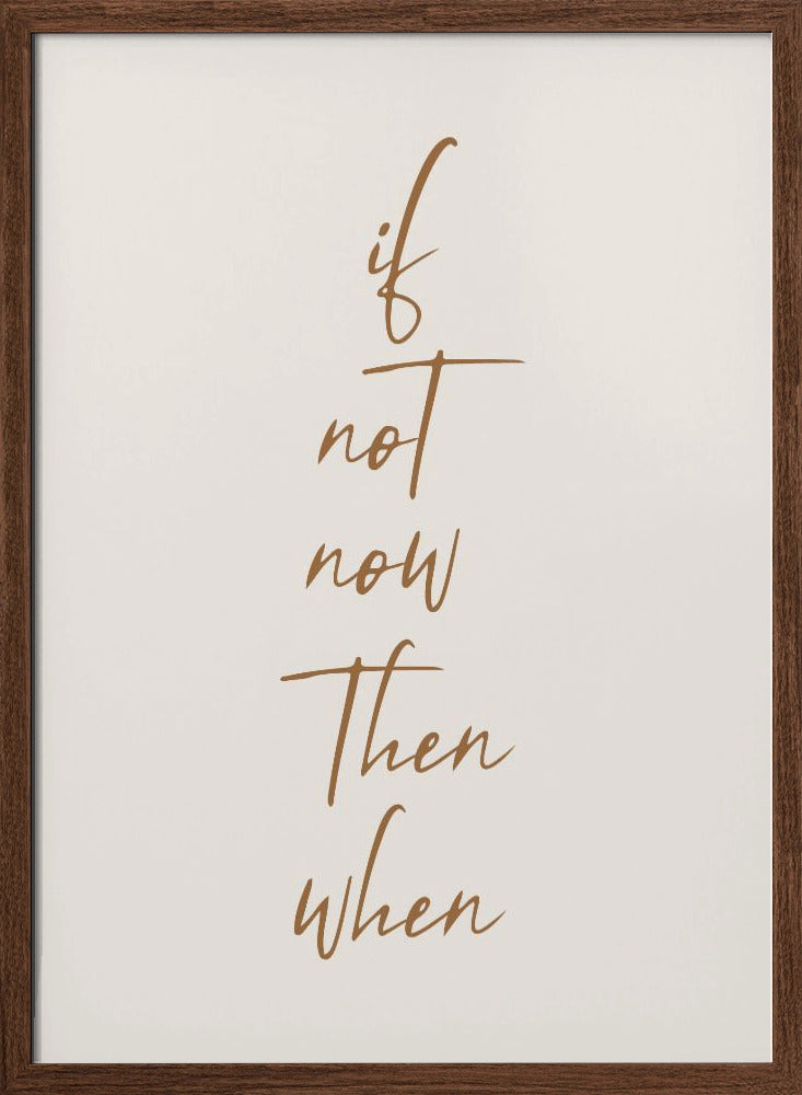 If Not Now Poster