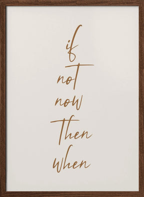 If Not Now Poster