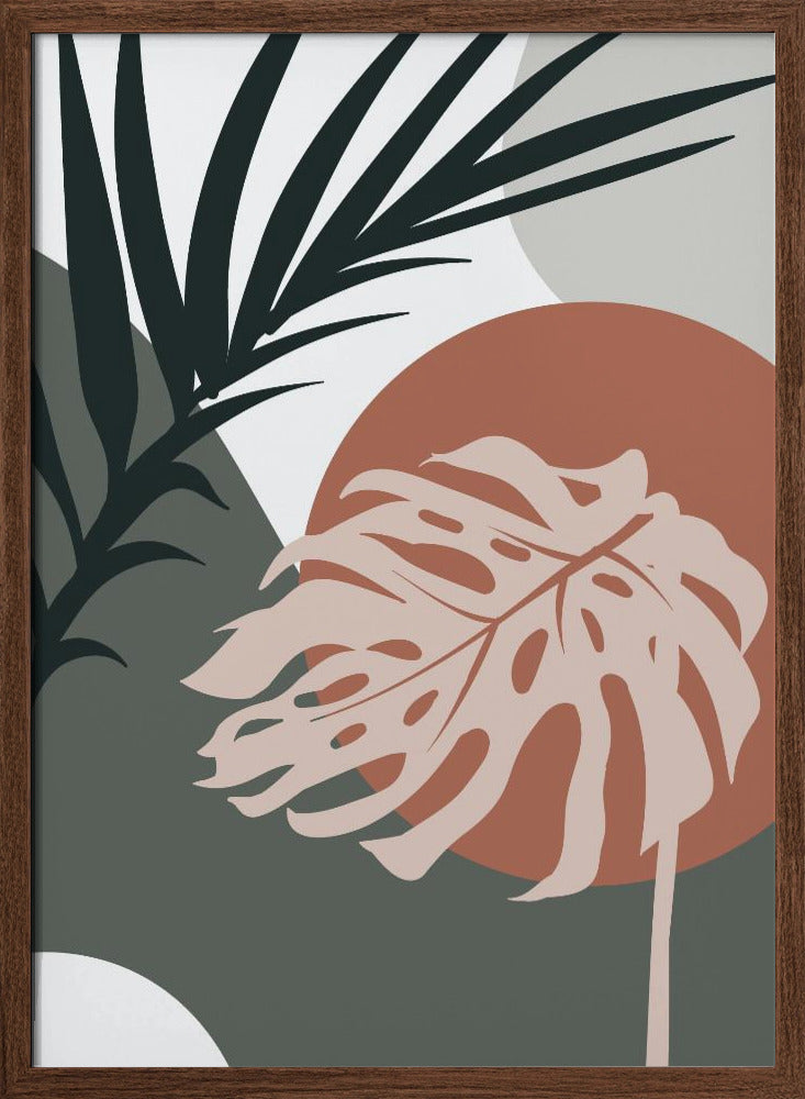 Tropical Leaves No2 Poster