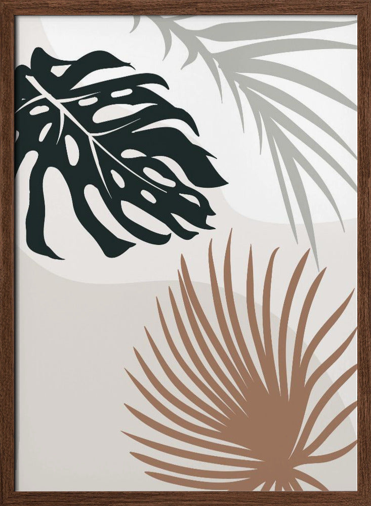 Tropical Leaves No3 Poster