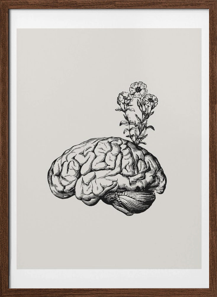 Brain Bloom Poster