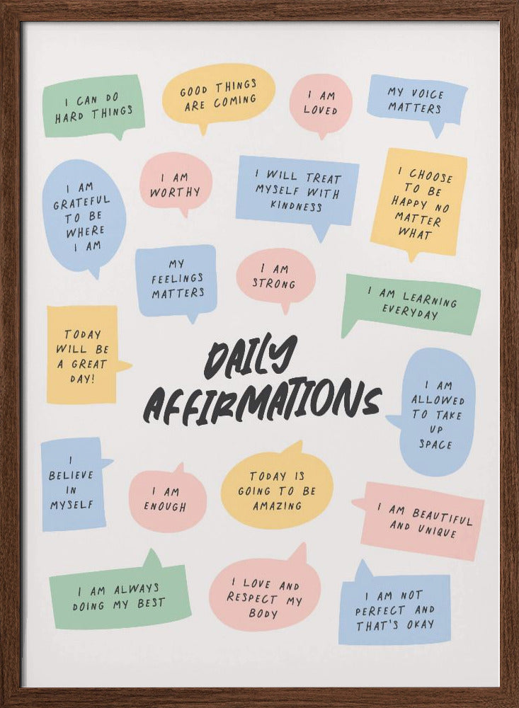 Daily Affirmations Poster