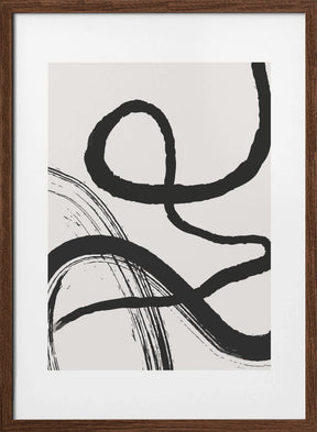 Abstract Brush No2 Poster