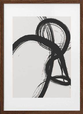 Abstract Brush No1 Poster