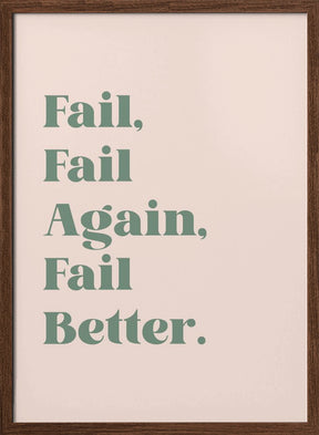 Fail Better Poster