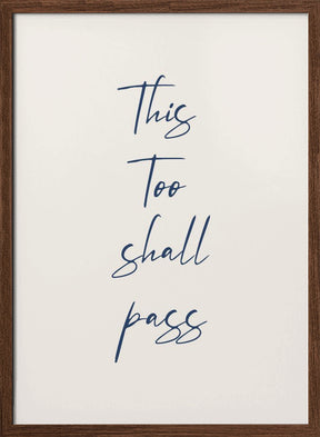 This Too Shall Pass Poster