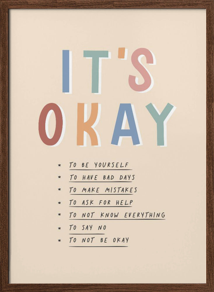 Its Okay Poster